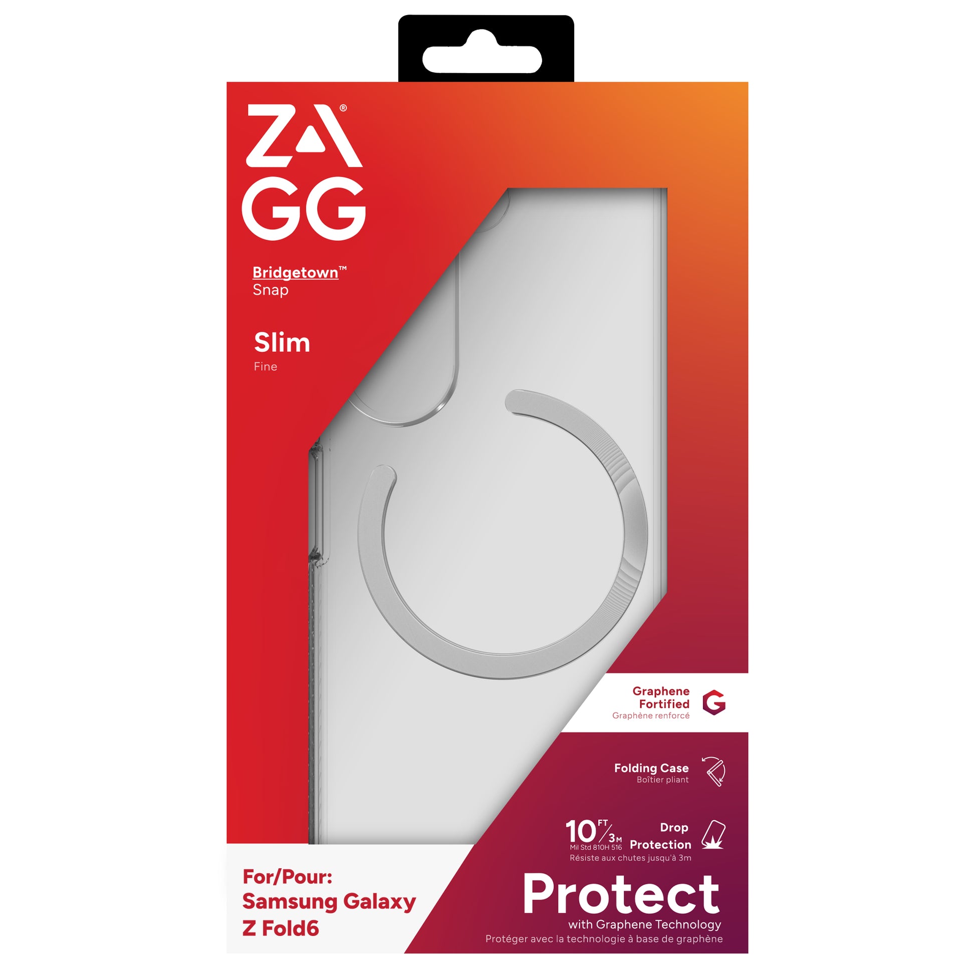 ZAGG Backcover Bridgetown – für Samsung Galaxy Z Fold 6 – transparent