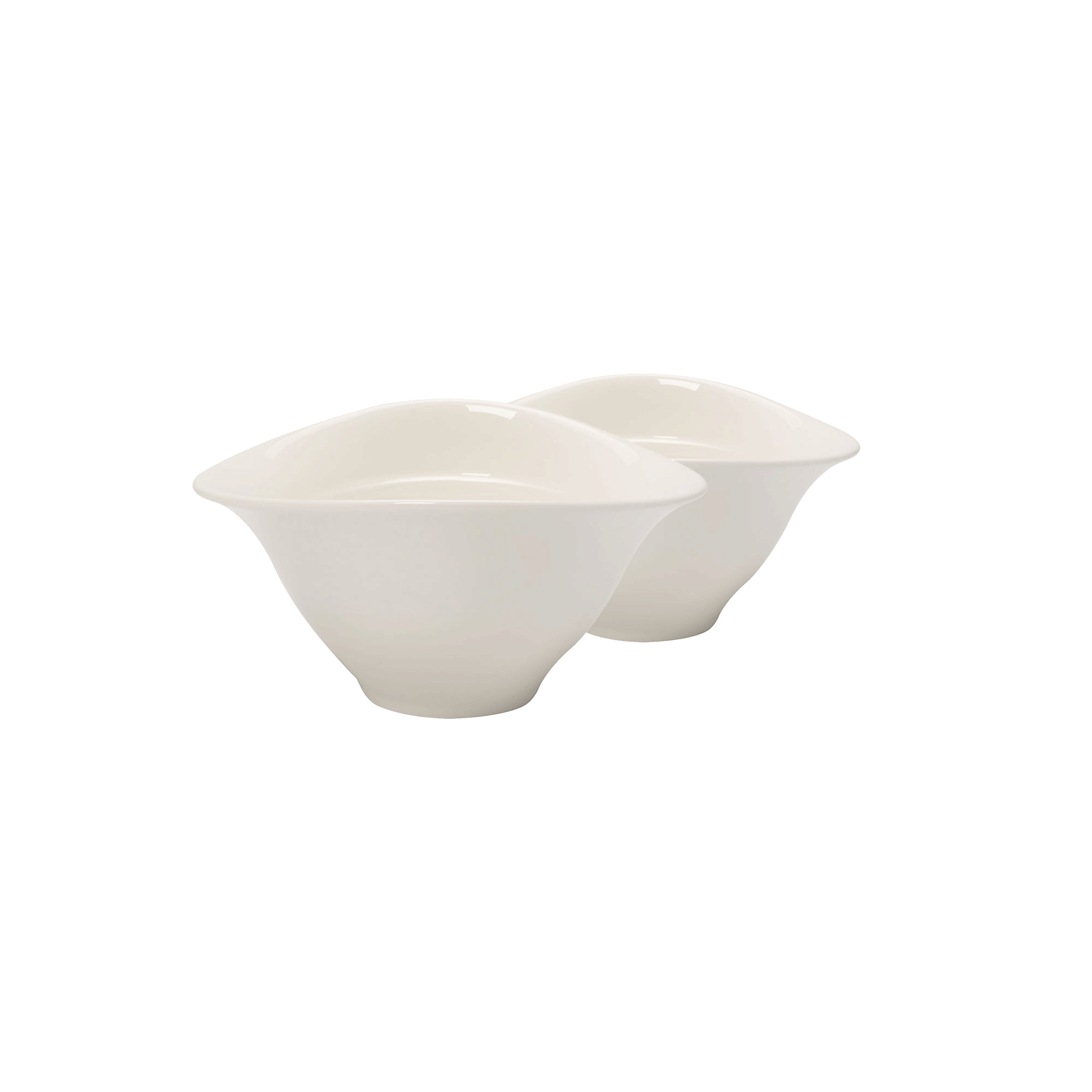 Villeroy & Boch Suppenschale Vapiano – 2er Set, 414 ml, 15,6 × 18,0 × 9,1 cm, Porzellan, spülmaschinenfest