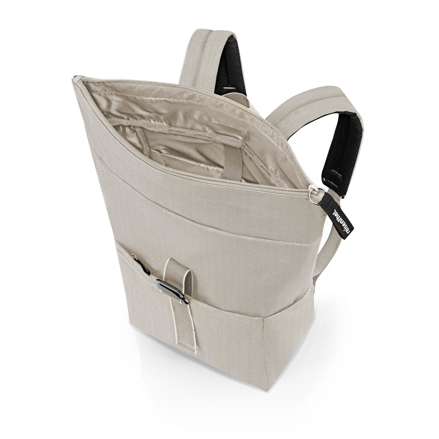 Reisenthel Freizeit-Rucksack – 22 l, recyceltes Material, Herringbone Sand