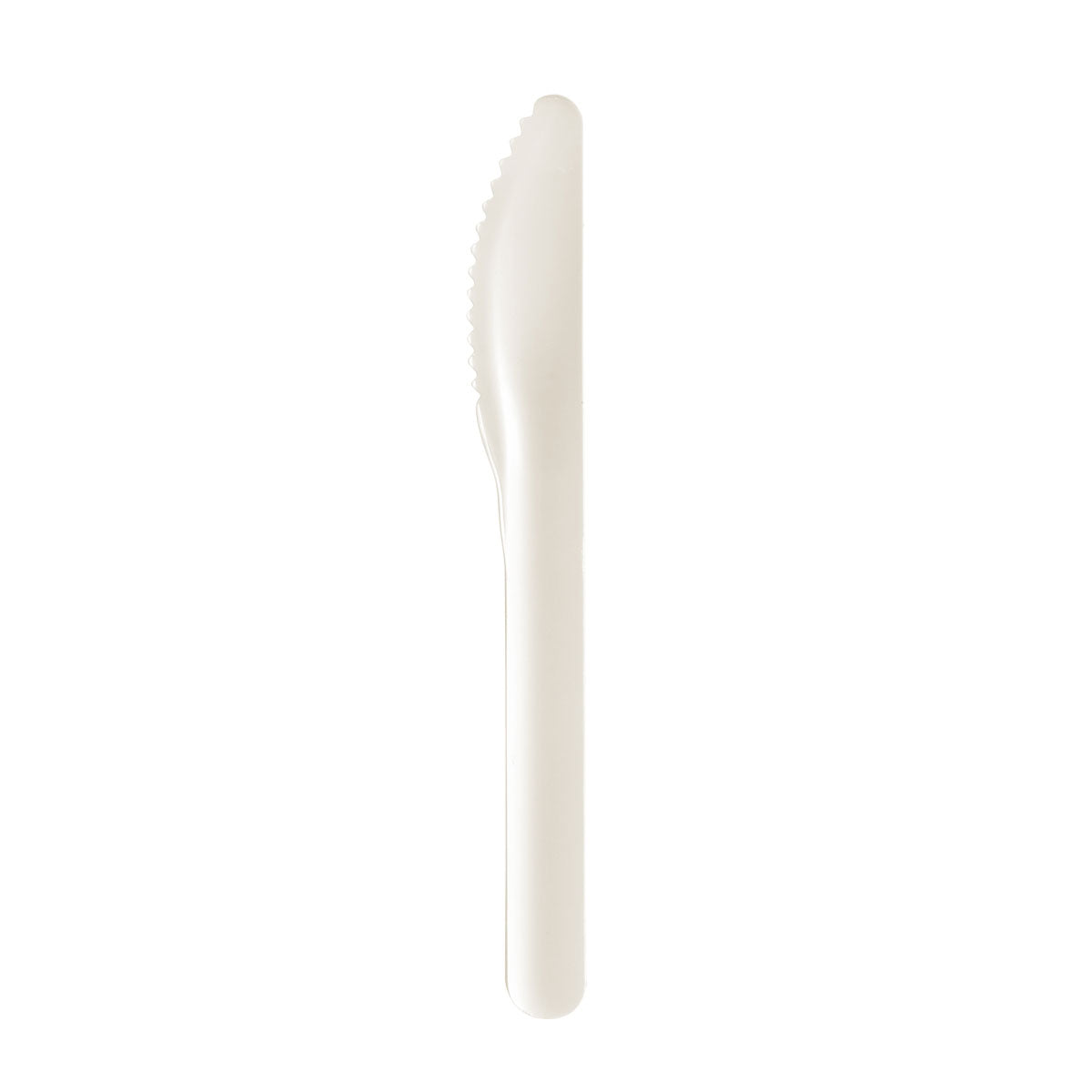 BioPak Papier-Messer, weiss, 16,5 cm – FSC – 100 Stk.