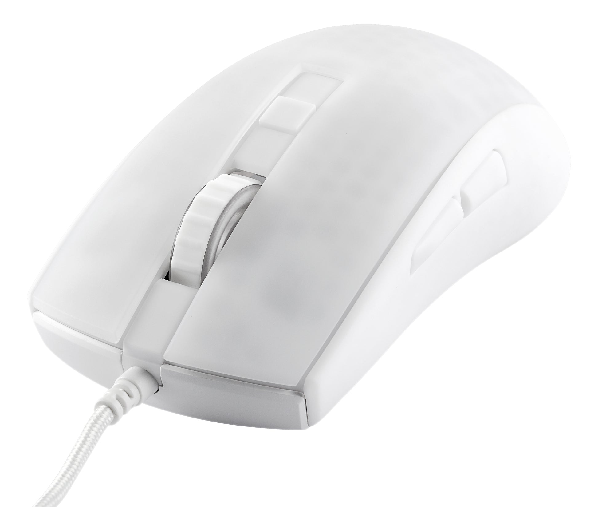 Deltaco Gaming DM310 – Gaming-Maus – Kabelgebunden (USB‑A), 6200 DPI, RGB-Beleuchtung, rechts, Weiss