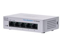 Cisco CBS110 – Unmanaged Switch – 5×GbE, L2, 1U