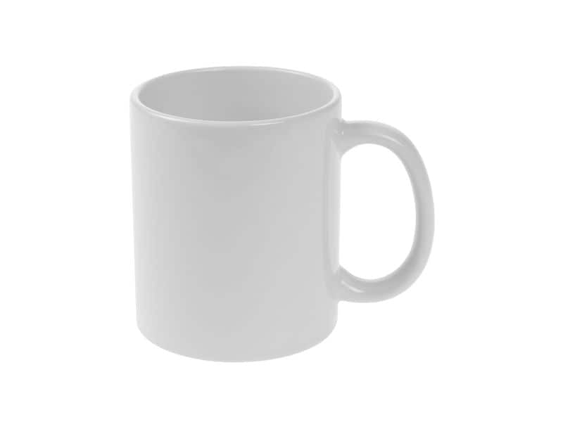 FTM Tasse F02482 – 325 ml, Porzellan, Weiss, für Sublimation