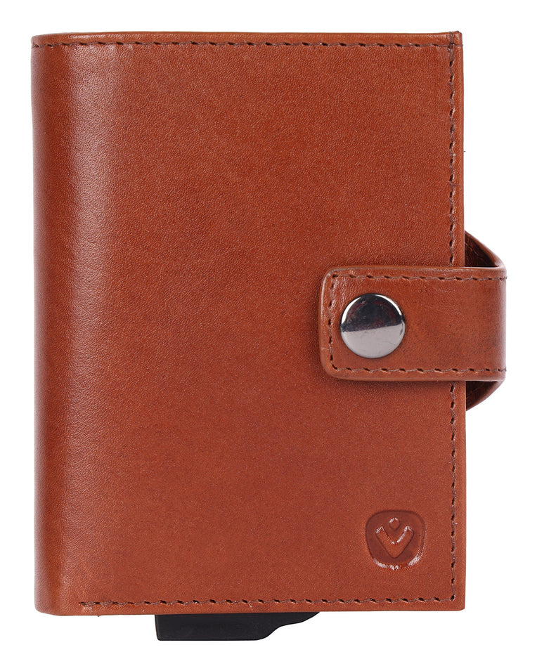 Valenta Kartenetui – 109 × 26 mm, Leder, Rot