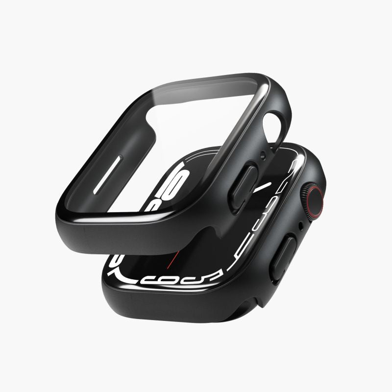 Vonmählen Displayschutz für Apple Watch Series 9 41 mm – Glas, Schwarz