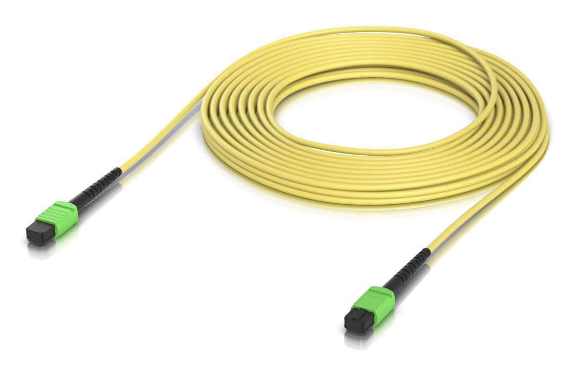 Ubiquiti LWL-Patchkabel – MPO-12–MPO-12 (APC), Single-Mode (OS2), 100 Gbit/s, 10 m
