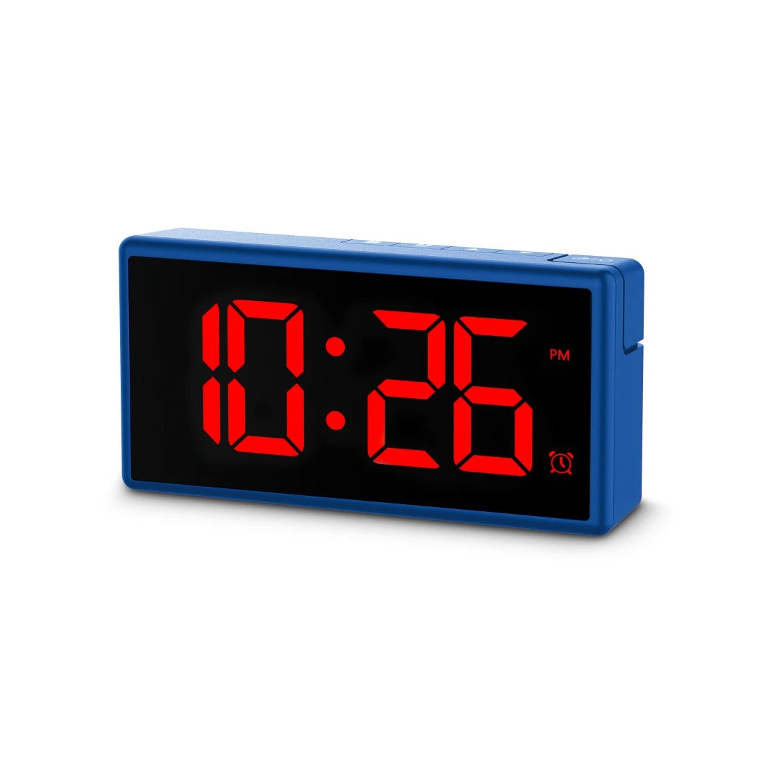 Hama Ibiza Digitalwecker – Snooze, USB, 15 × 7,5 × 3,4 cm, Blau