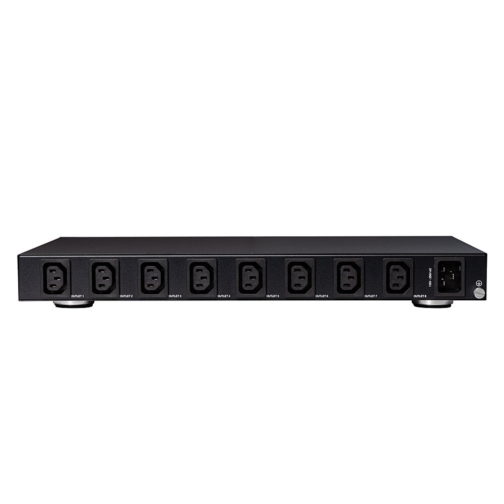 Lindy 32623 – Rack-PDU gemessen, geschaltet, 8× IEC C13, 16 A, Stecker IEC C20, 1U, 2,5 kW