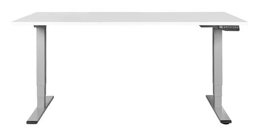 Contini ET225E – Elektrischer Sitz-/Steh-Tisch, 200 × 90 cm, Höhe 64,5–130 cm, 2 Motoren, 100 kg, Grau