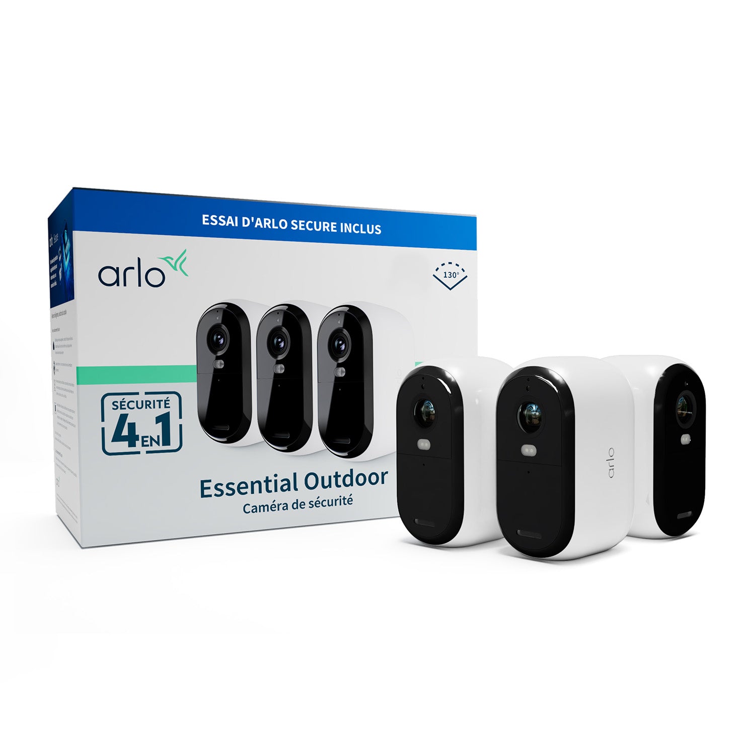 Arlo Essential Überwachungskamera – 3er-Pack