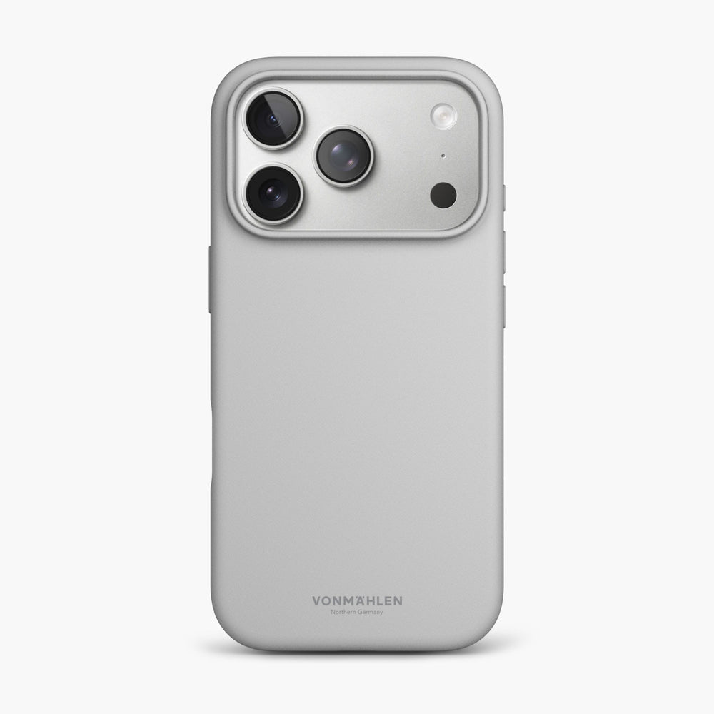 Vonmählen Backcover – für Apple iPhone 17 Pro – hellgrau – Silikon, MagSafe-kompatibel