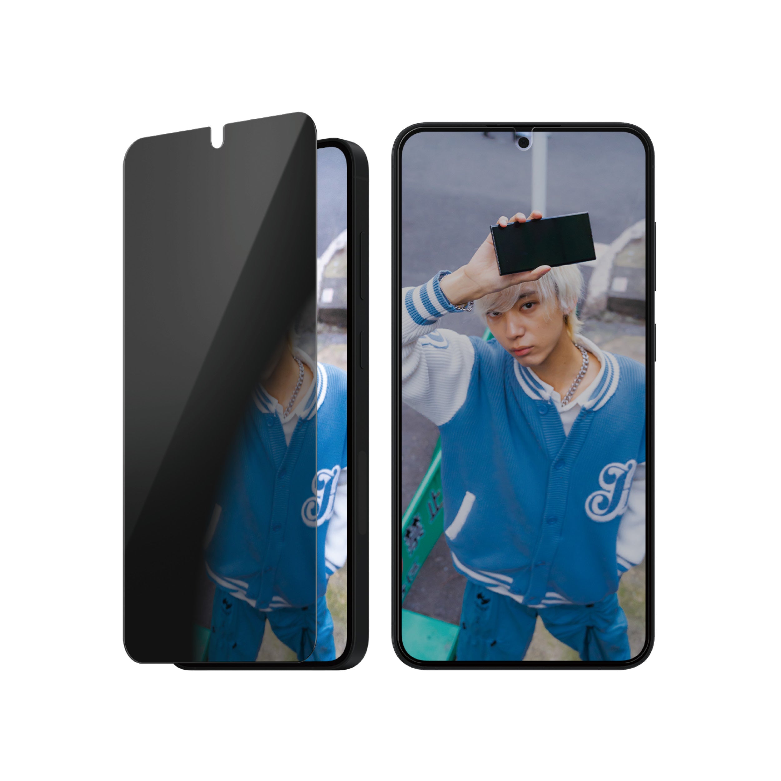 PanzerGlass Displayschutzglas Privacy-Filter – für Samsung Galaxy S25+/Galaxy S24 Plus, Hartglas, Transparent