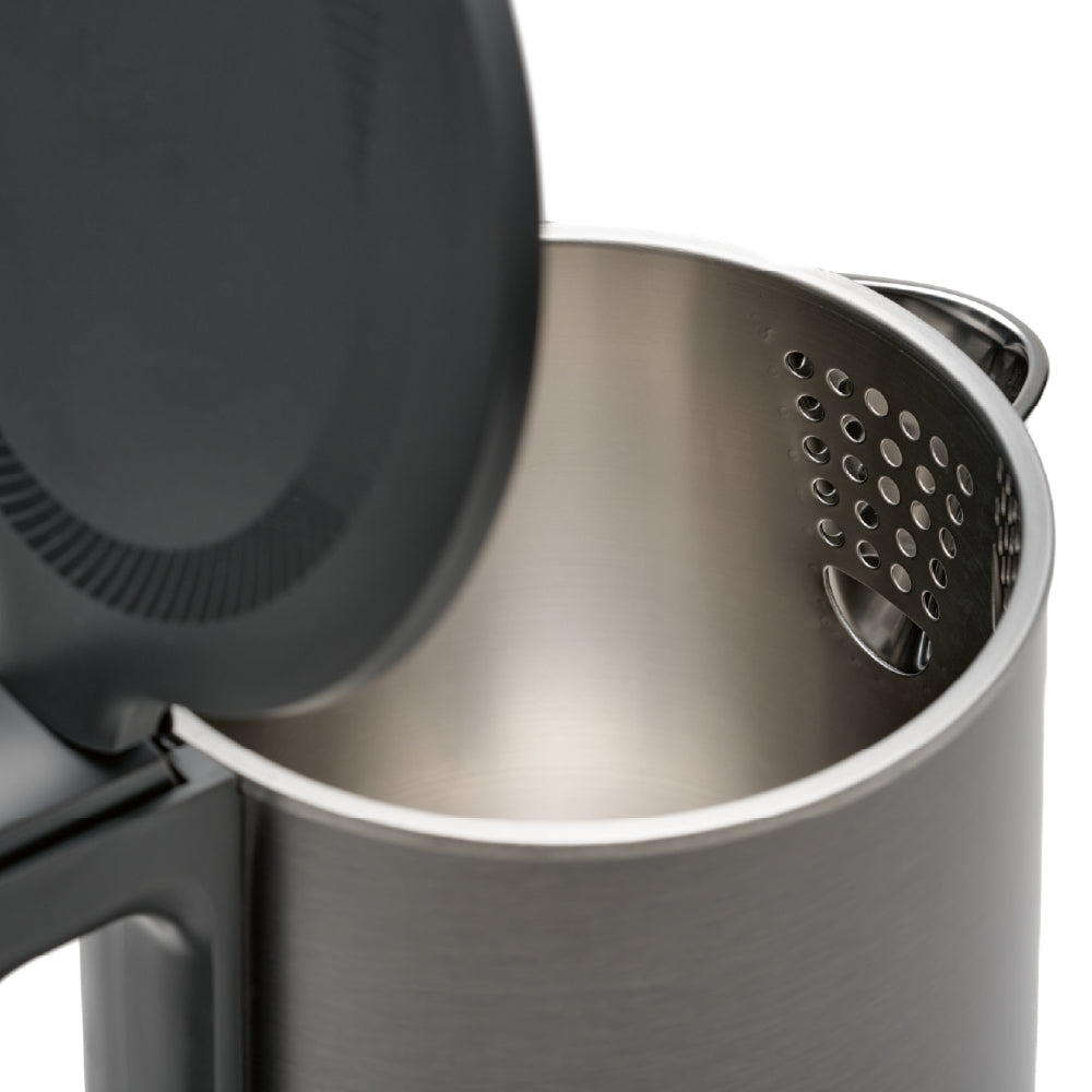 Solis Kettle 5520 – Wasserkocher 1,7 l, 1800 W, Edelstahl, Silber