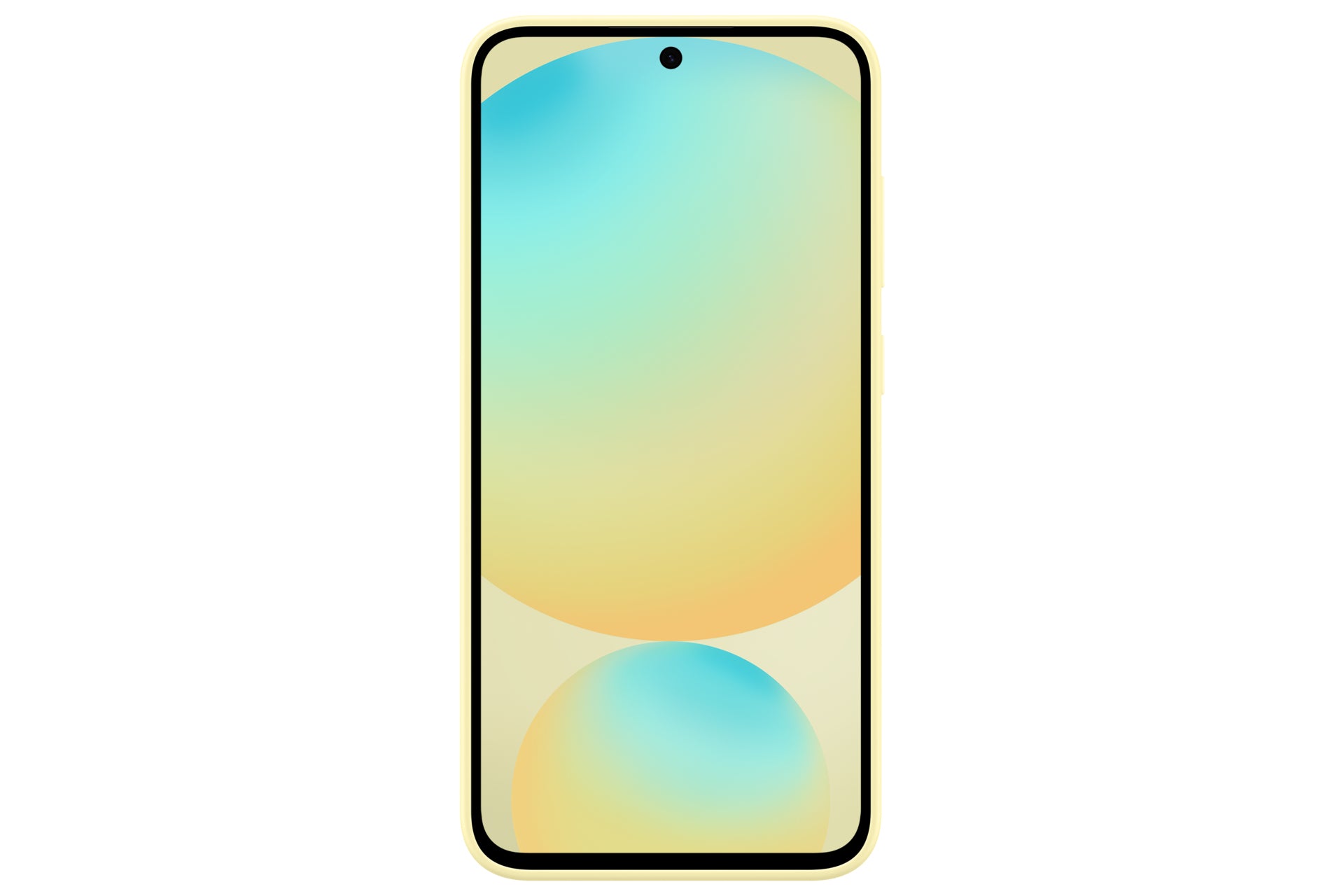 Samsung Backcover – für Galaxy S24 FE – gelb – Silikon
