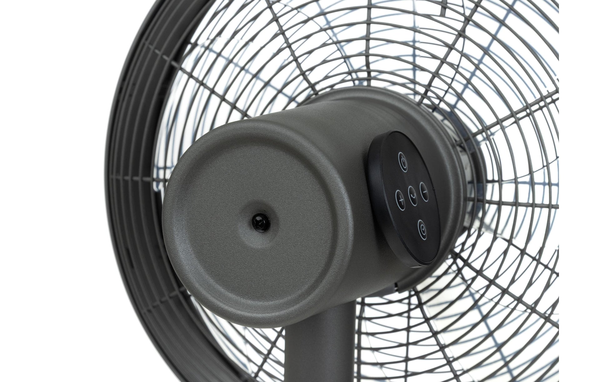 Furber. FURBER Standventilator Vayu-Touch Maxi – 35 cm, 8 Stufen, oszillierend, Timer, Fernbedienung, 20 W, Grau