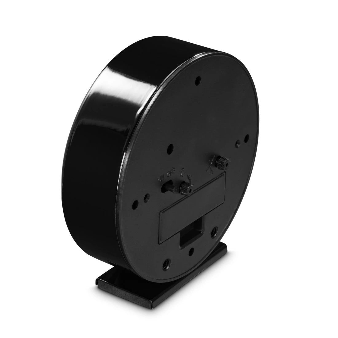 Hama Skye Wecker – Analog, lautlos, Ø 11,2 cm, schwarz, Kunststoff