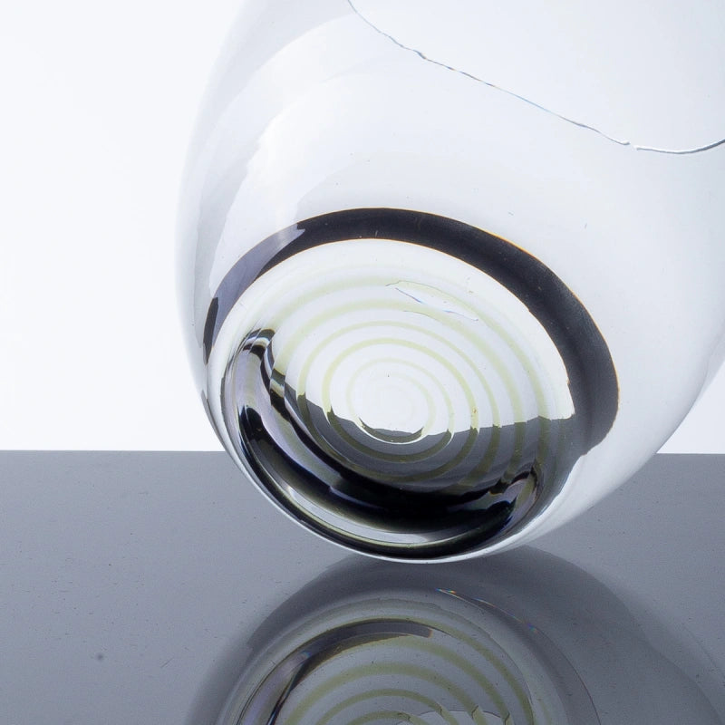 Lunasol Trinkglas Optima Color – 460 ml, Ø 8,3 cm, H 12,2 cm, Kristallglas, Grün/Transparent