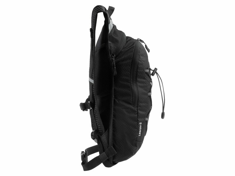 KOOR Sportrucksack F01607 – 6 l, wasserfest, mit Reflektoren, Nylon – schwarz, 300 × 470 × 200 mm