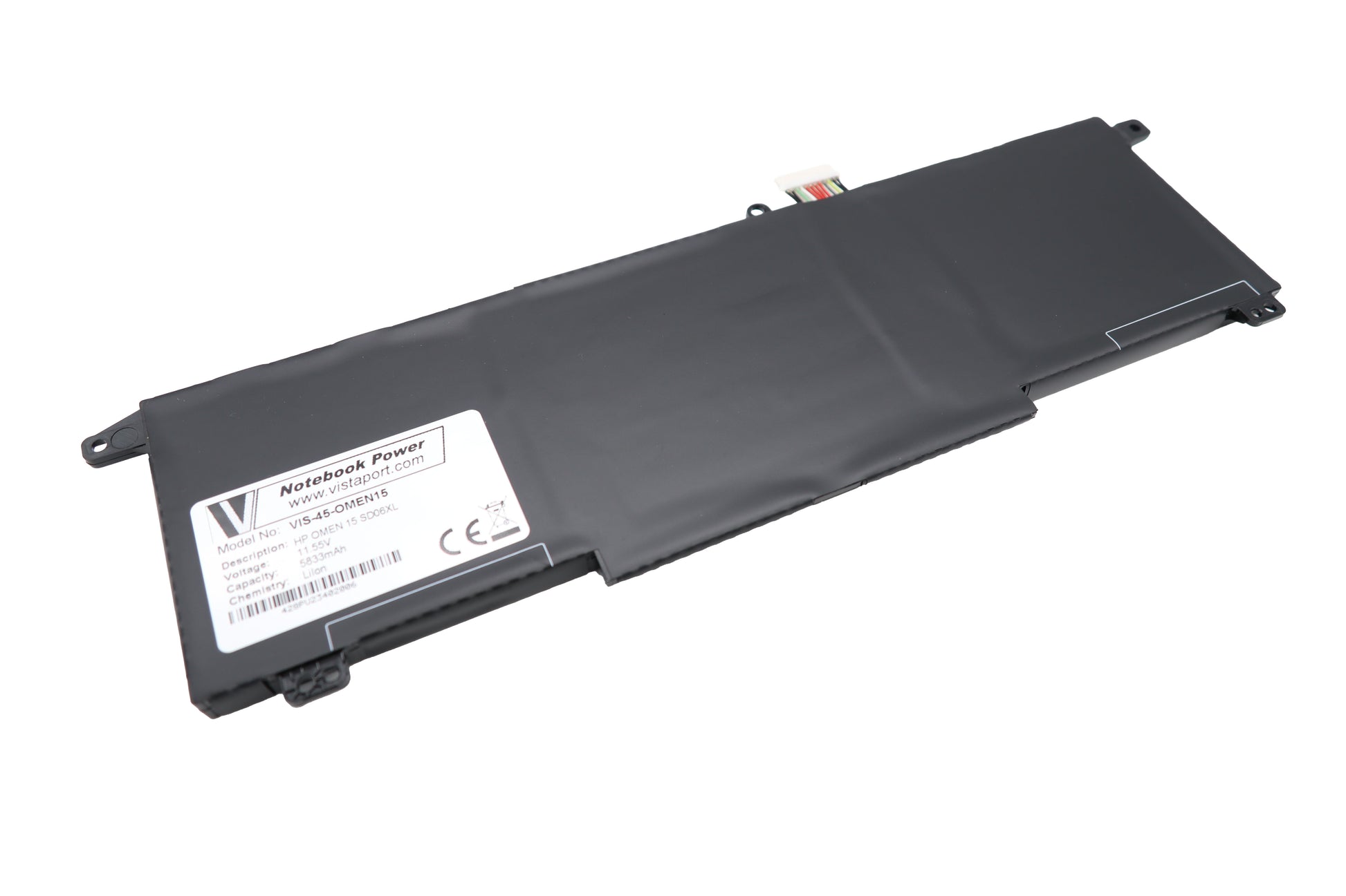Vistaport Notebook-Akku – für HP OMEN 15 SD06XL – 71 Wh, 11,55 V – Schwarz