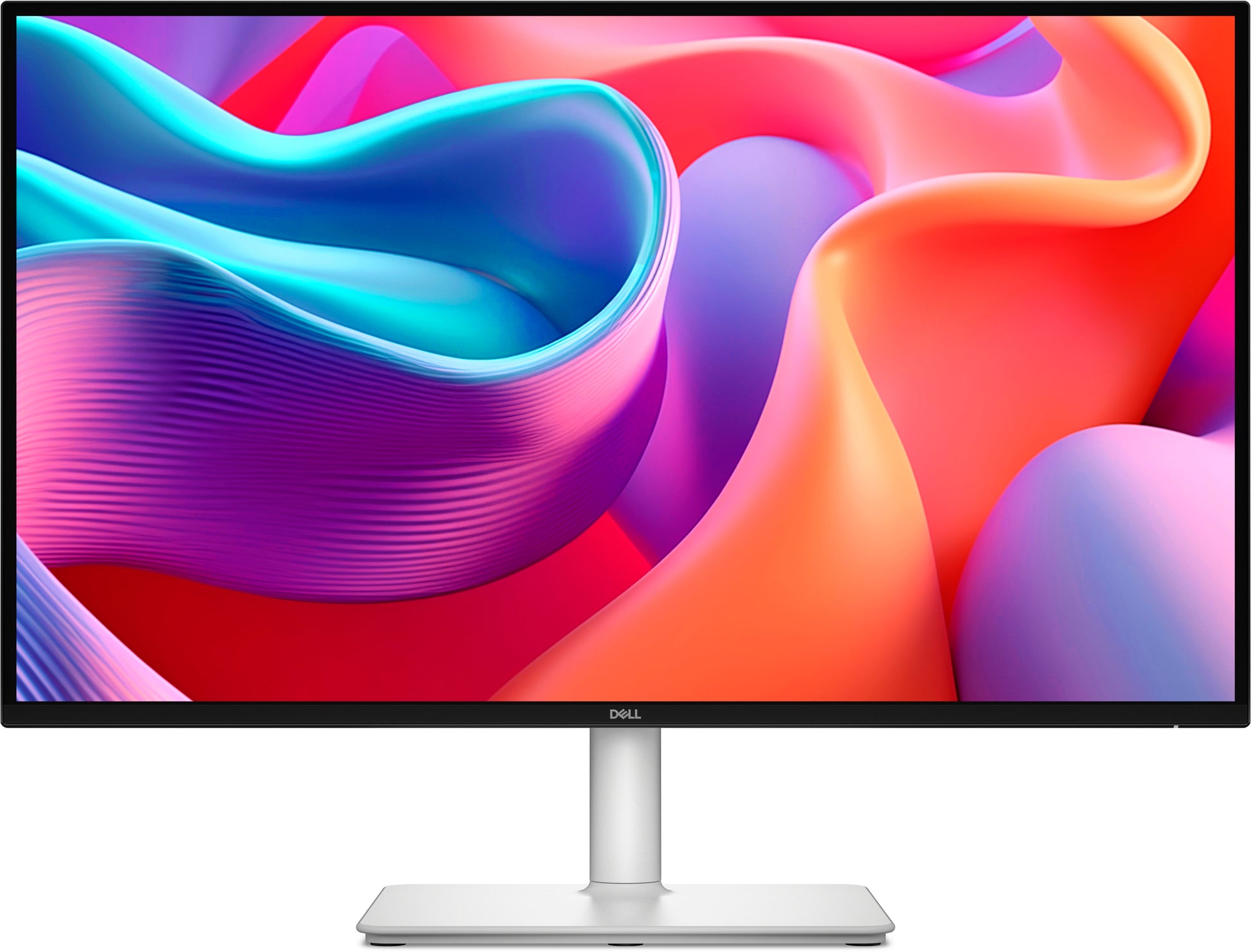 Dell S2725Dc – Monitor, 27", 350 cd/m², USB-C (65 W PD), Integrierte Lautsprecher, VESA 100 × 100, Ash White