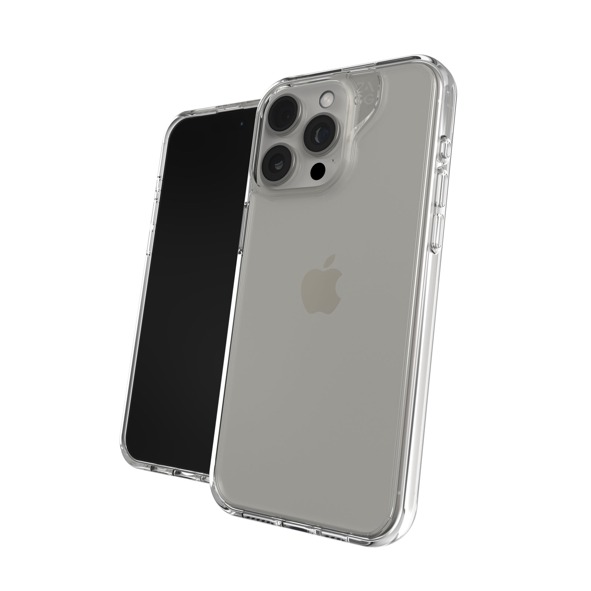 ZAGG Crystal Palace Backcover – für Apple iPhone 15 Pro Max, Graphen, Transparent, bis 4 m Sturzschutz