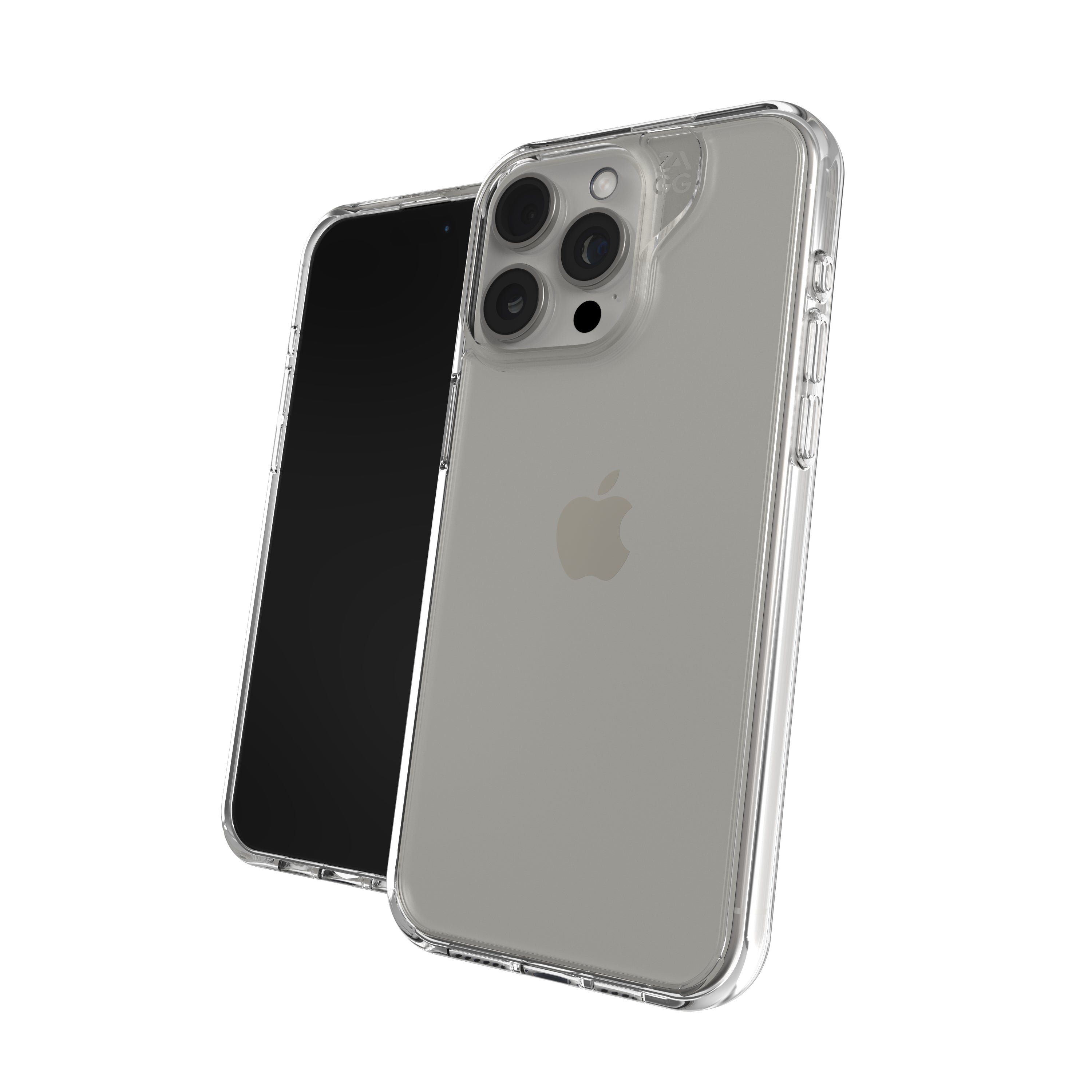ZAGG Crystal Palace Backcover – für Apple iPhone 15 Pro Max, Graphen, Transparent, bis 4 m Sturzschutz