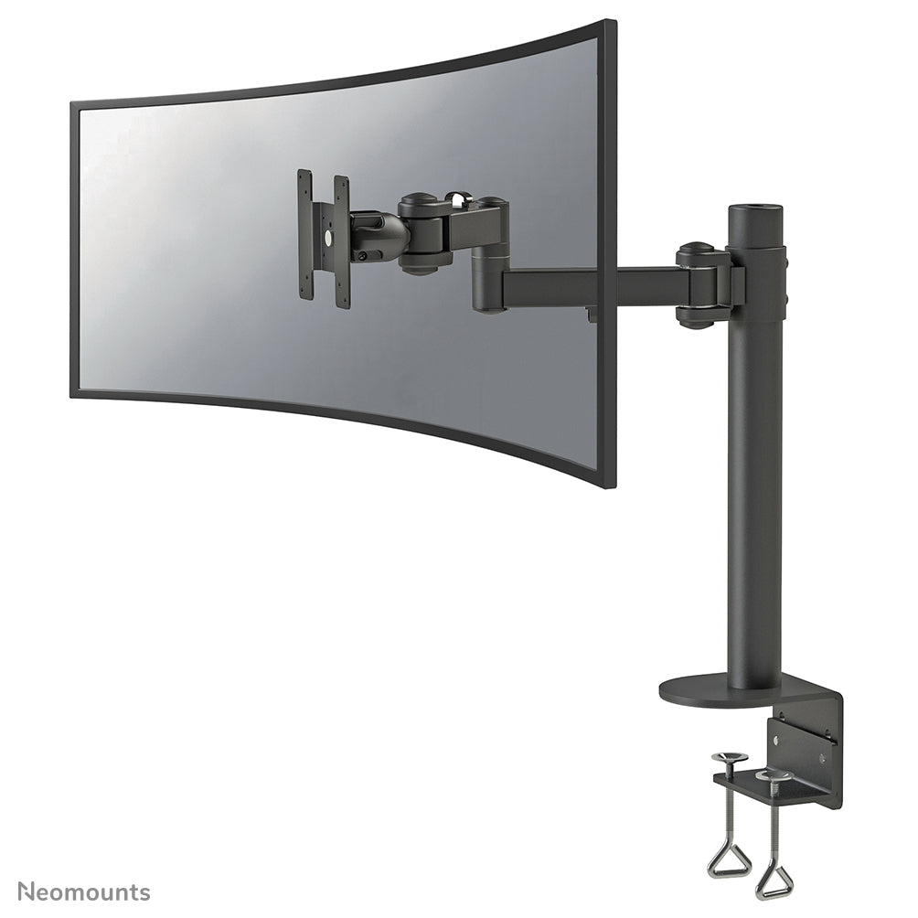 Neomounts Monitorarm, Tischklemme, bis 49", 20 kg, höhenverstellbar, schwarz