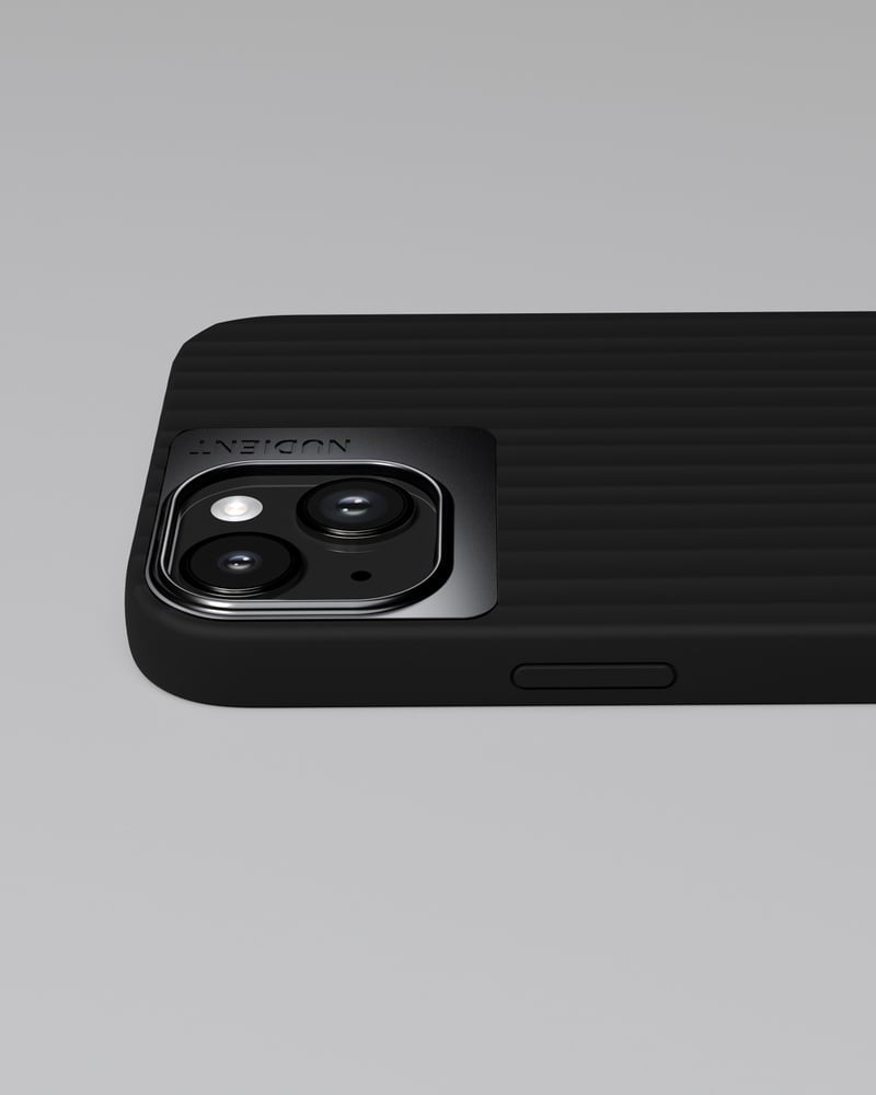 Nudient Bold – Rückcover – für Apple iPhone 14 Plus, PC, Anthrazit Schwarz