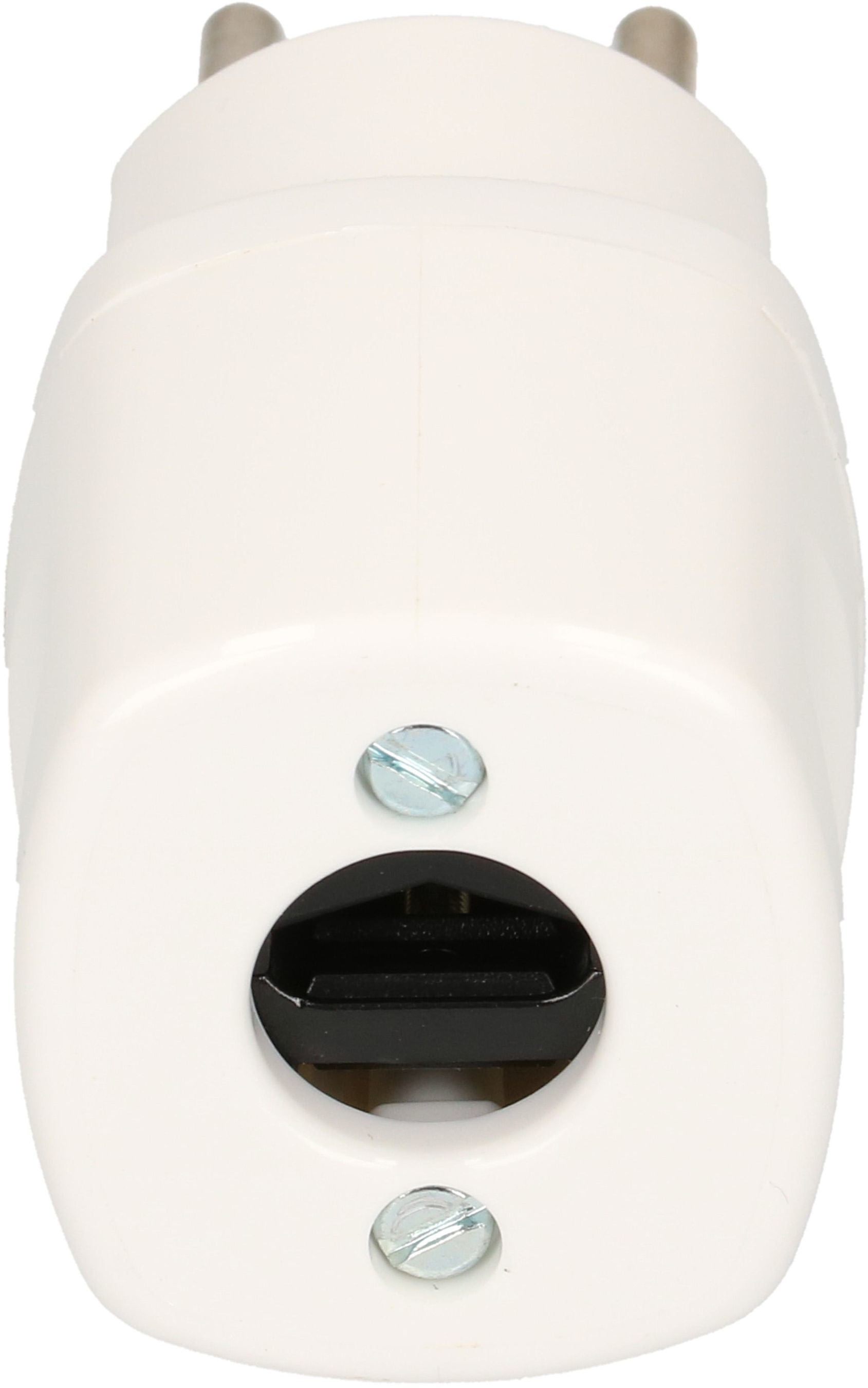 Max Hauri AG Max Hauri Adapterkabel, T15–NEMA 5-15, 5-polig, 10 A 400 V, 80×38×41 mm – weiss