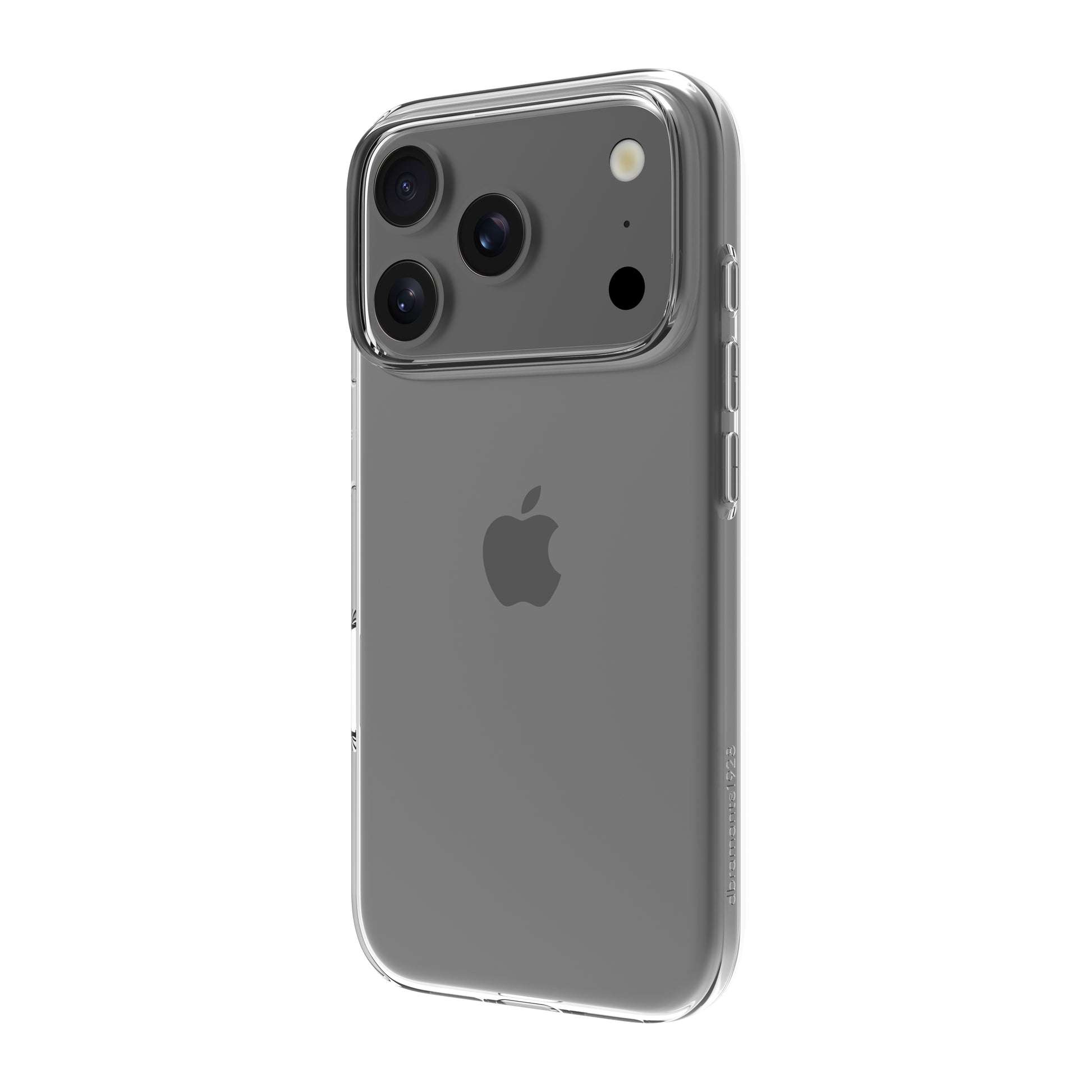 dbramante1928 Greenland Backcover – für Apple iPhone 17 Pro, Transparent, bis 1,2 m sturzsicher, mit Zusatzfach