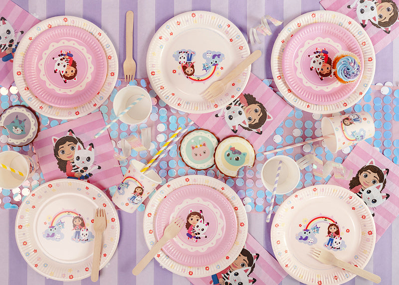 PartyDeco Trinkbecher, Papier – 2,5 dl, mehrfarbig – 6 Stk.
