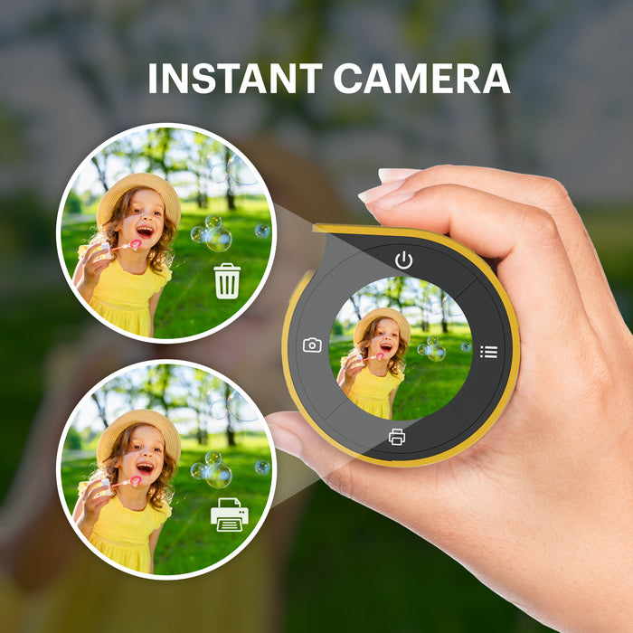 Kodak Memo Shot ERA MS100 Yellow – Mobildrucker, Bluetooth, NFC, inkl. Akku