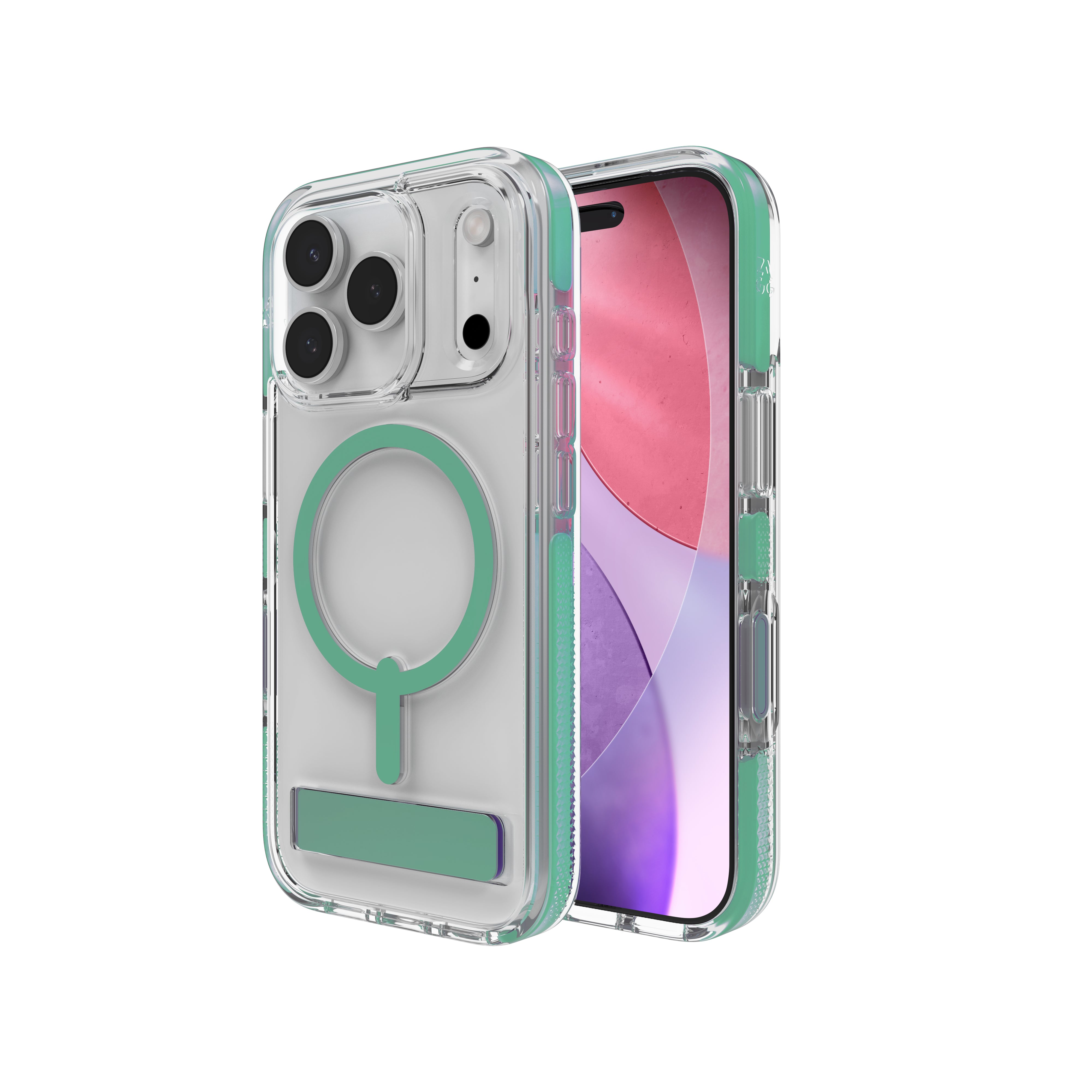 ZAGG Backcover Santa Cruz Snap – Mystic Green – mit Kickstand