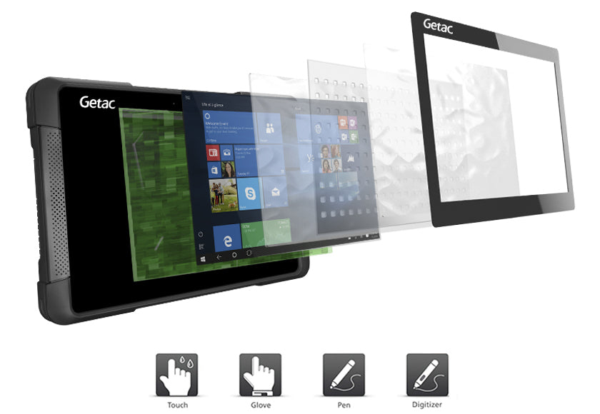 Getac T800G2 – 8,1", 128 GB, 4 GB RAM, Windows 10, Atom x7-Z8750