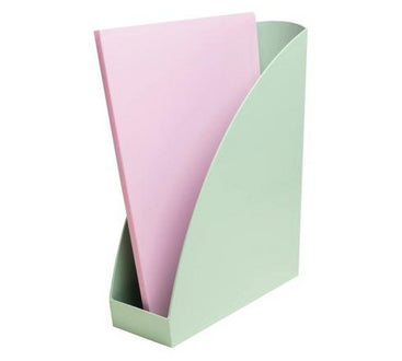 Exacompta Stehsammler – A4+ – Kunststoff – Salbeigrün – 82 × 266 × 305 mm