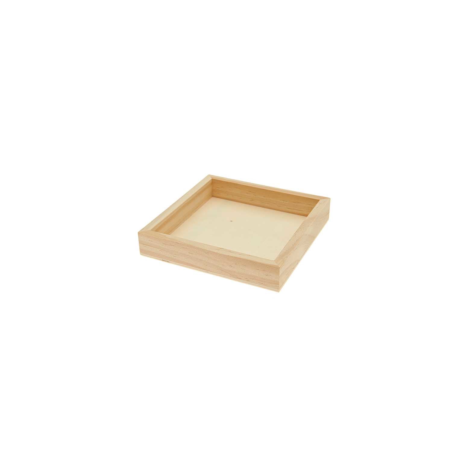 Rico Design Objektrahmen – für 10,8 × 10,8 cm – Holz, natur