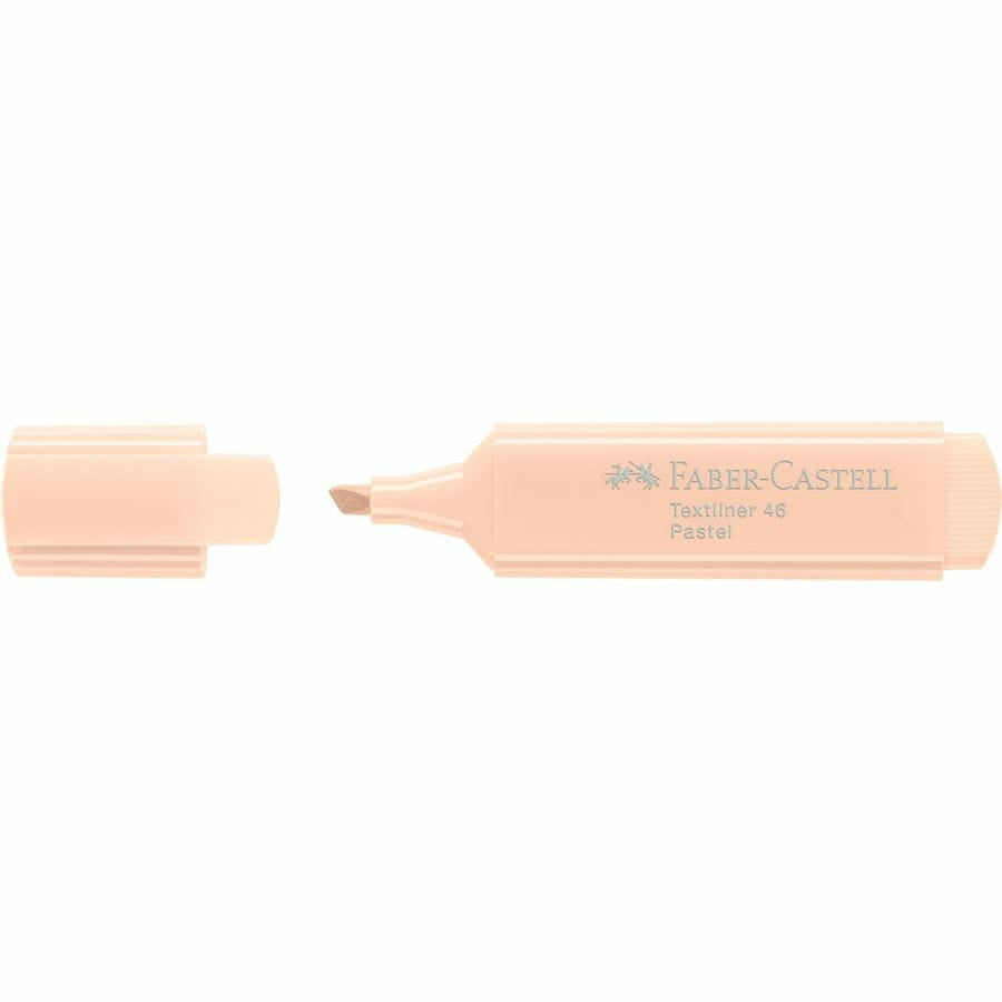 Faber-Castell TL 46 Pastell Textmarker – Beige, Keilspitze 1–5 mm