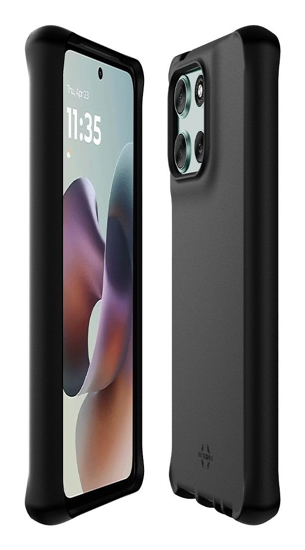 Mobilis Backcover – für Motorola G56, Schwarz, bis 3 m sturzsicher