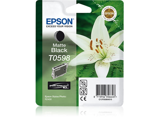 Epson T05984N10 Schwarz Tintenpatrone (Original) – 13 ml – für Epson UltraChrome K3