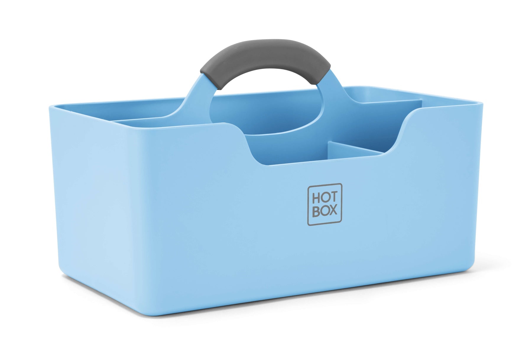 Hotbox Schubladenelement – 4 Schubladen, Blau, Polypropylen (PP), B 312 × H 190 × T 182 mm