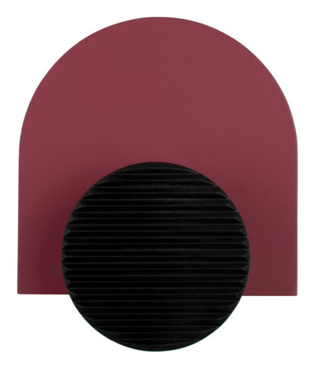present time PT4277RD Haken – MDF/Eisen – rot/schwarz – 45 × 180 mm