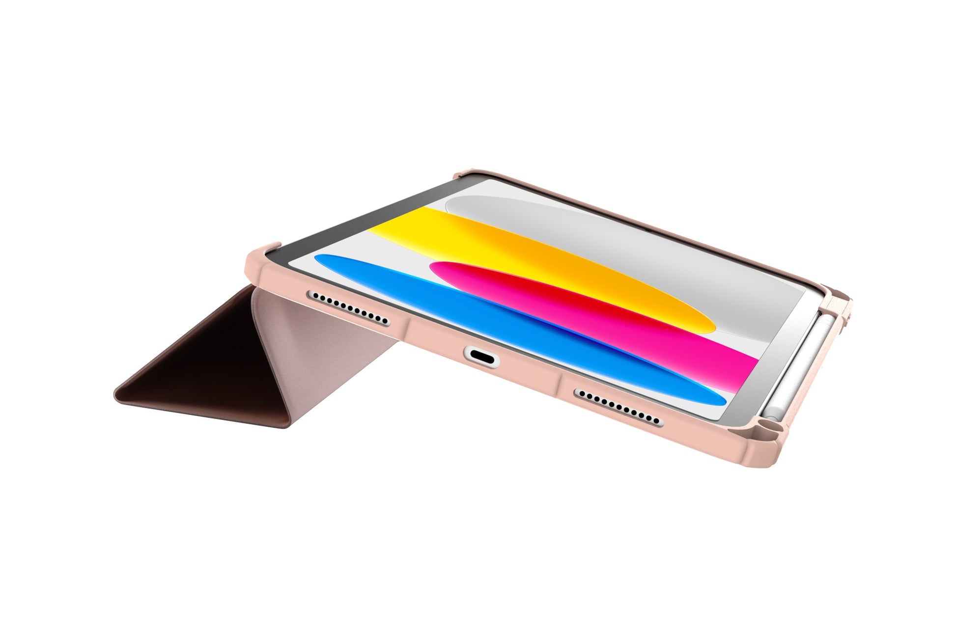 dbramante1928 London Tablet-Hülle für iPad 10,9" (10. Gen.) – Pink Sand