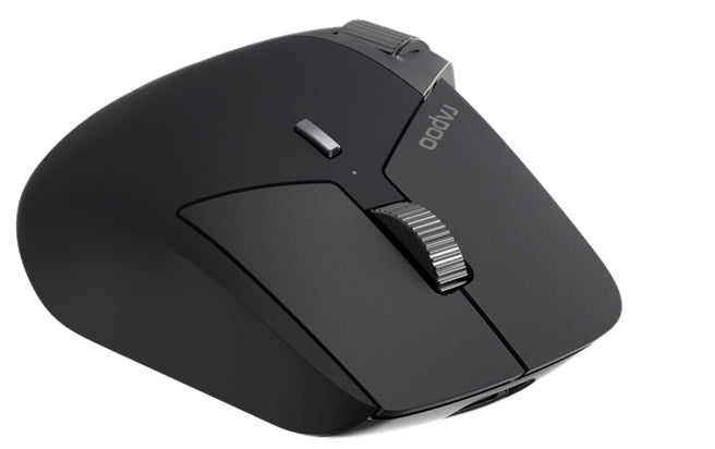 Rapoo MT760M – Gaming-Maus – Kabellos (Bluetooth/2,4 GHz), 4000 DPI, Rechts, Schwarz/Grau