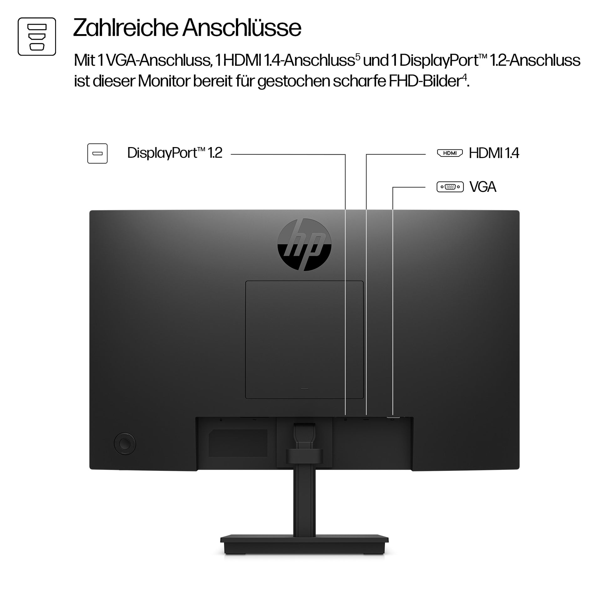 HP Series 3 Pro – Monitor, 21,5" 1920 × 1080 (Full HD), LCD