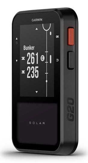 Garmin GPS-Handgerät ApproachG20 Solar – für Android, 50 × 100 × 20 mm, Schwarz, Silikon, 70 g