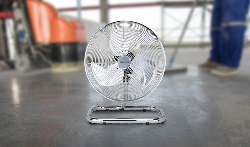 Sonnenkönig Bodenventilator 18 Osz – 51 cm, 3 Stufen, oszillierend, 120 W, 62 dB(A), Silber
