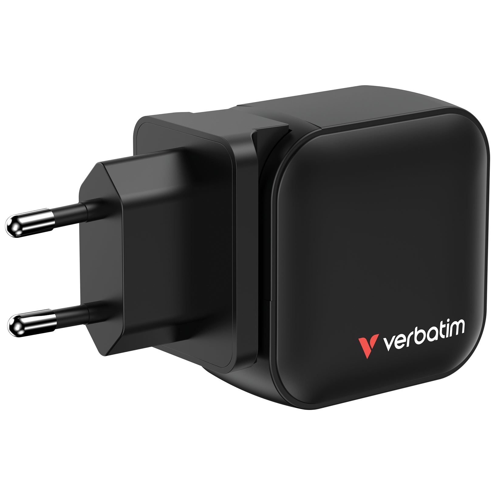 Verbatim Mini GaN Ladegerät 70 W USB-Ladegerät – USB-C×2, USB-A×1 – PD, PPS, QC 3.0