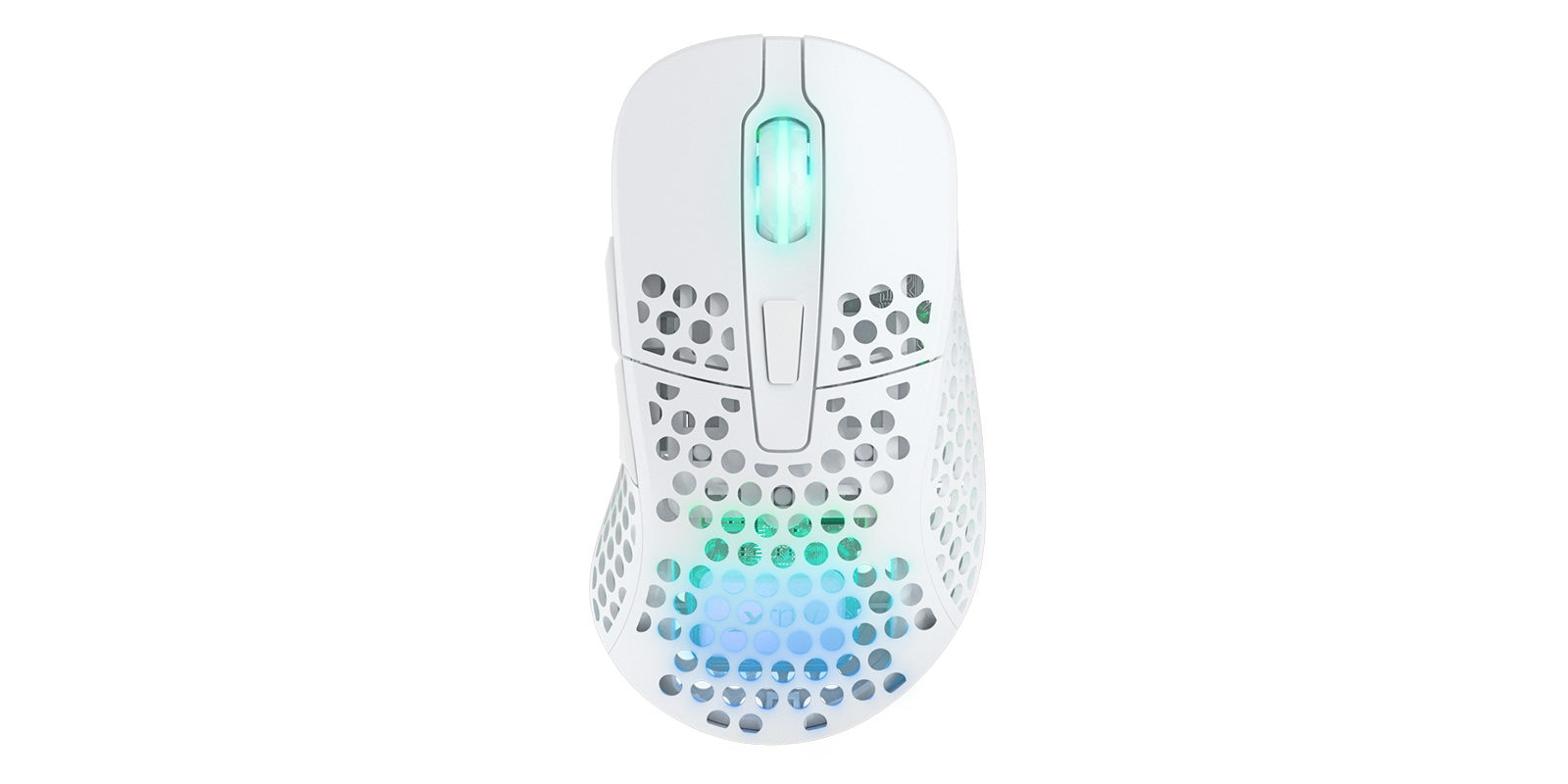 CHERRY XTRFY M4 – Gaming-Maus – Kabellos (2,4 GHz), 19000 DPI, RGB-Beleuchtung, rechts