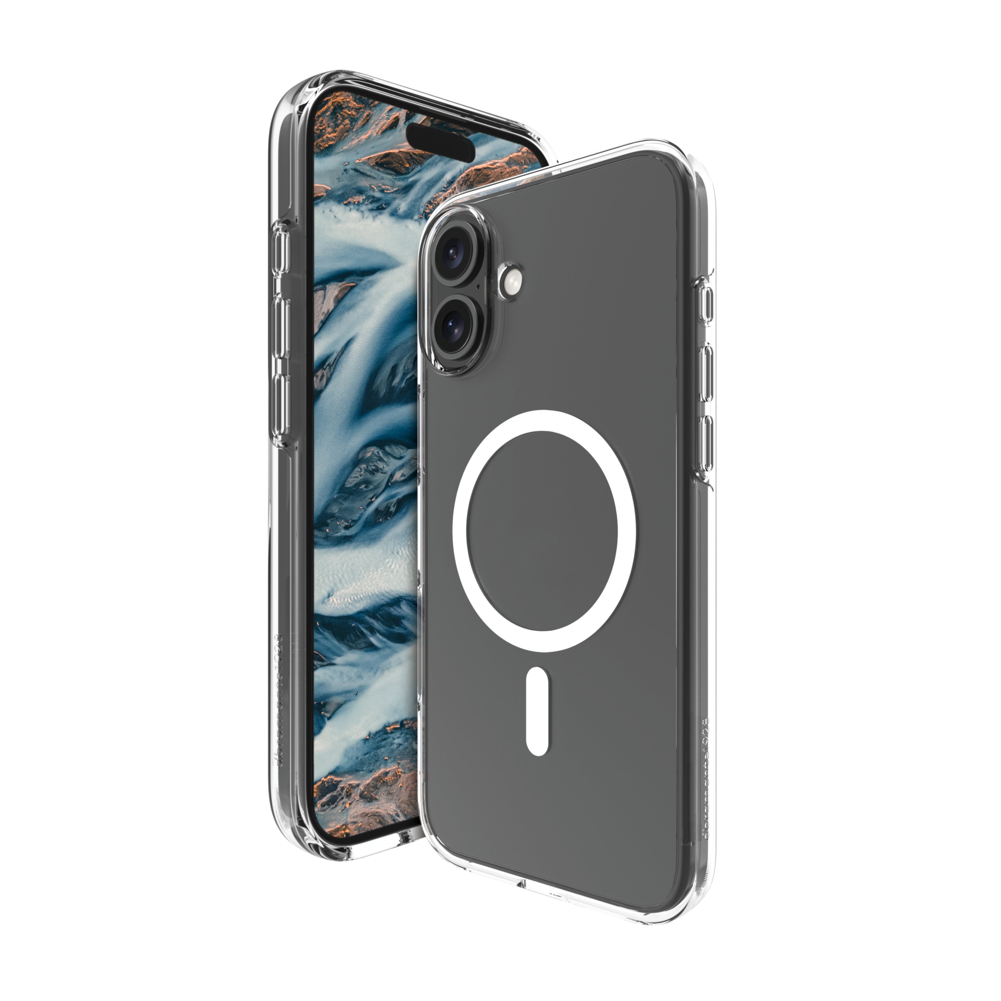 dbramante1928 Iceland Pro Backcover – für Apple iPhone 16, MagSafe, recycelter Kunststoff, transparent