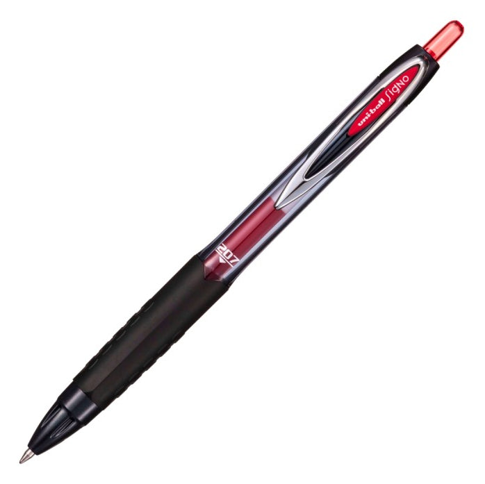 Uni-Ball Signo 207 ECO – Tintenroller, dokumentenecht, Druckmechanik, 0,4 mm, rot